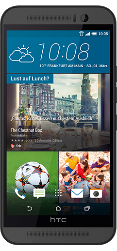 HTC One M9 grau